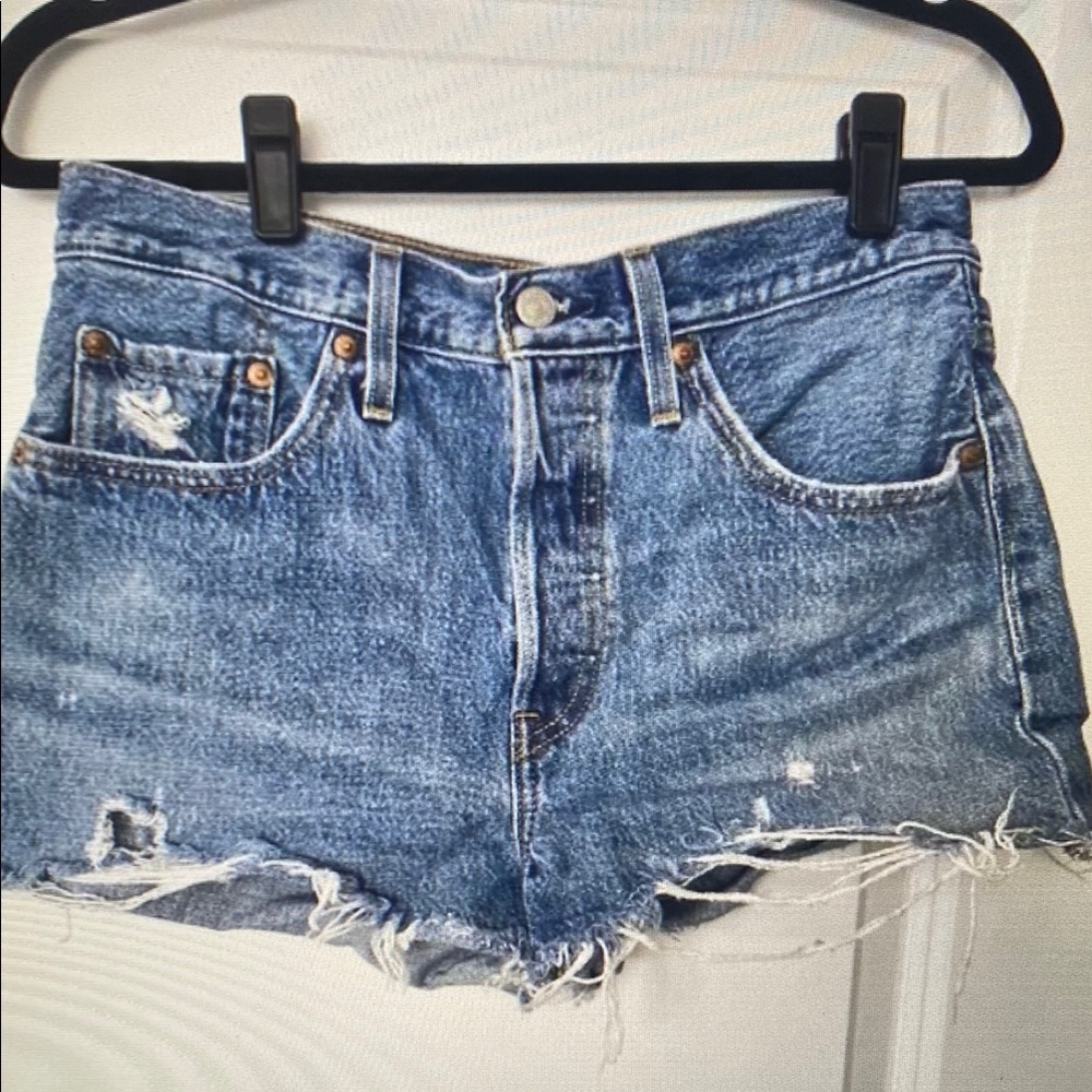 Denim Athletic Shorts